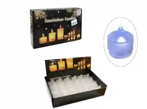 Vela Led Blanca Candle