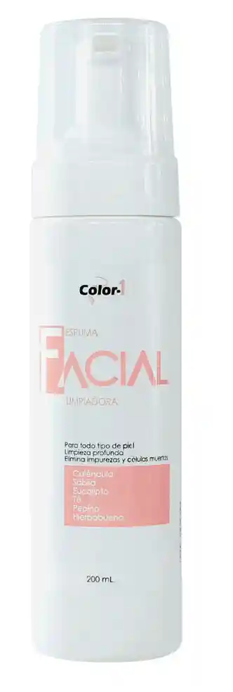 Espuma Limpiadora Facial, Para Todo Tipo De Piel 200ml - Color1