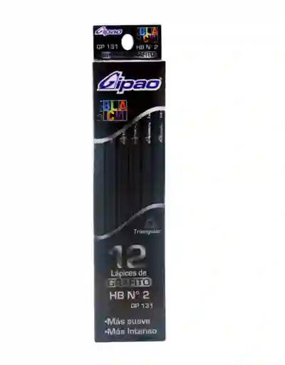 Lapiz Gipao Negro Hb N°2 (gp-131)