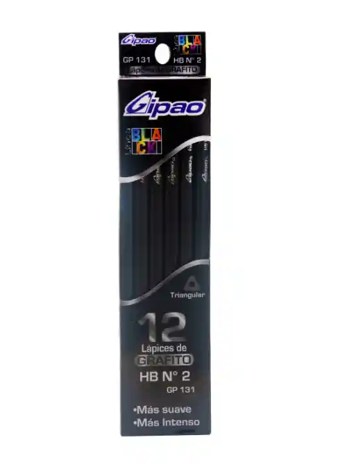 Lapiz Gipao Negro Hb N°2 (gp-131)