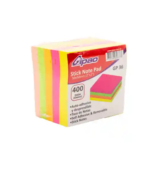 Taco Adhesivo Mini Colors X 400 (349-4)(gp-36) Gipao