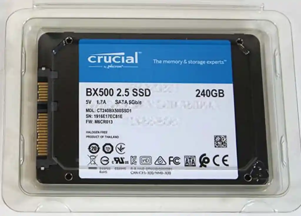 Sólido Crucial 240gb