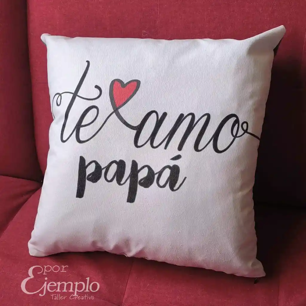 Cojín Regalo Papá Te Amo