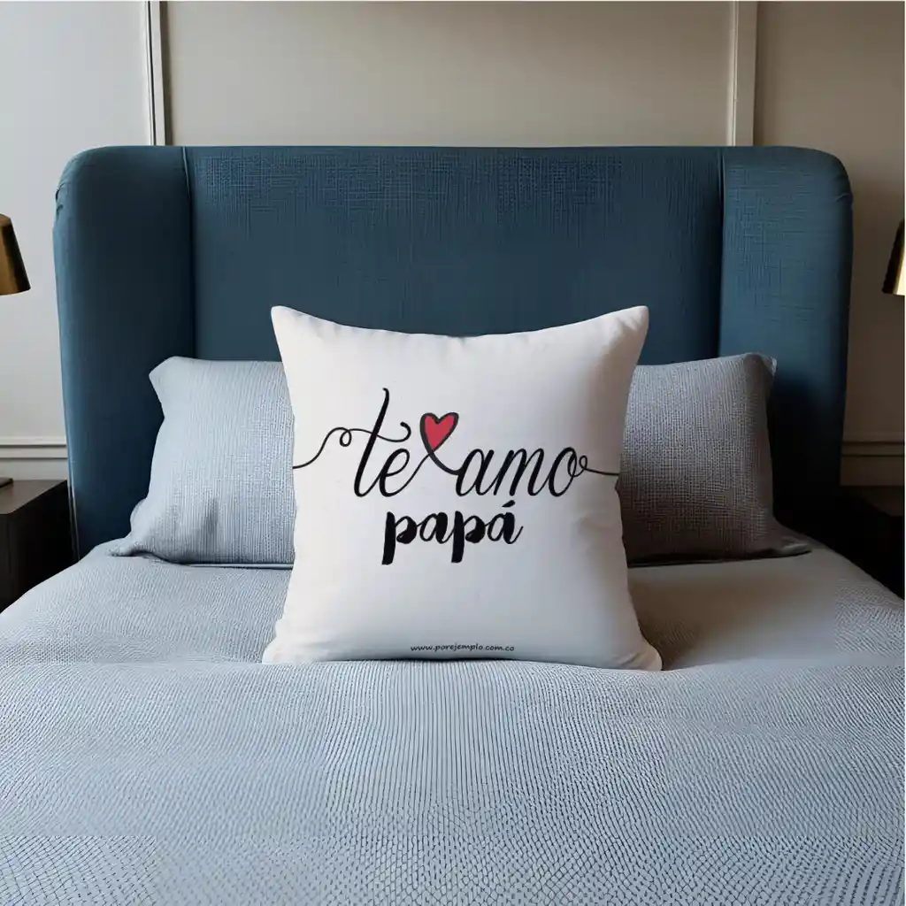 Cojín Regalo Papá Te Amo
