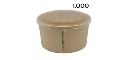 Bowl Bamboo 1000 Cc X 10 Unds