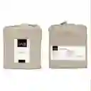 Juego De Sabanas Taupe Expressions Extradoble Microfibra