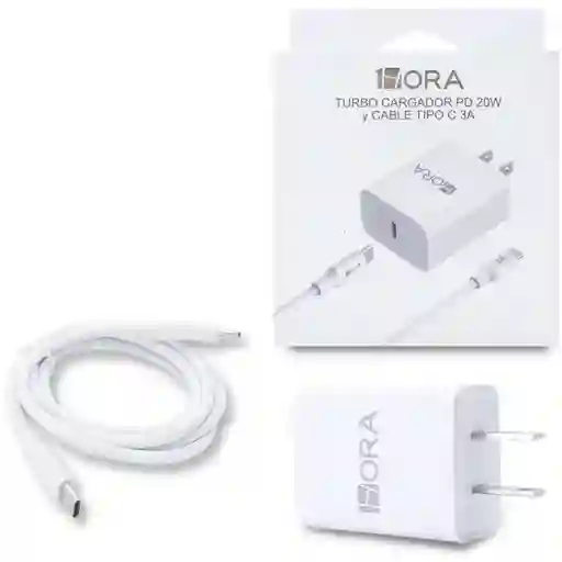 Cargador Potencia 1hora Tipo C 3a