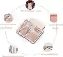 Set Manicure Kit Aseo Personal Profesional Estuche Viajero Color Rosado X18 Piezas