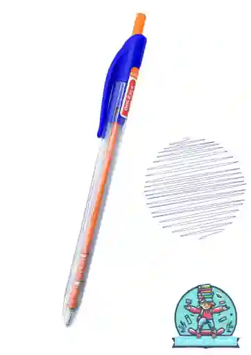 Esfero Offiesco Rectractil Ref 052 Unidad Azul