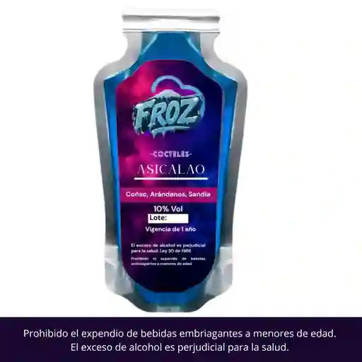 Coctel Y/o Granizado Asicalao (coñac,arandanos Y Sandia)