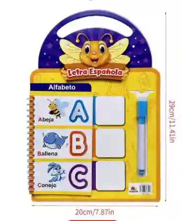 Juego Libro Didactico Letras