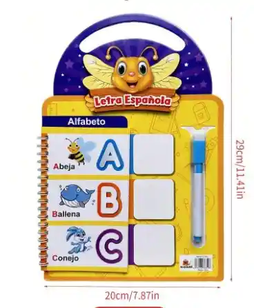 Juego Libro Didactico Letras