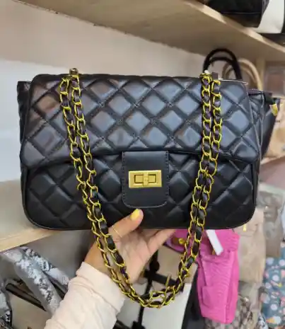 Bolso Coco Grande Negro