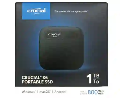 Disco Externo Sólido Crucial 1tb