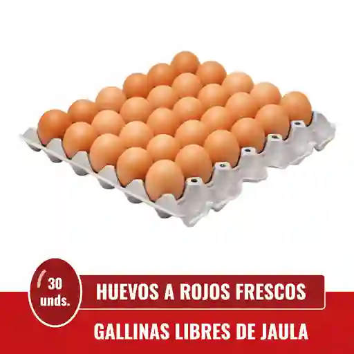 Huevos A Rojos X 30 Unds