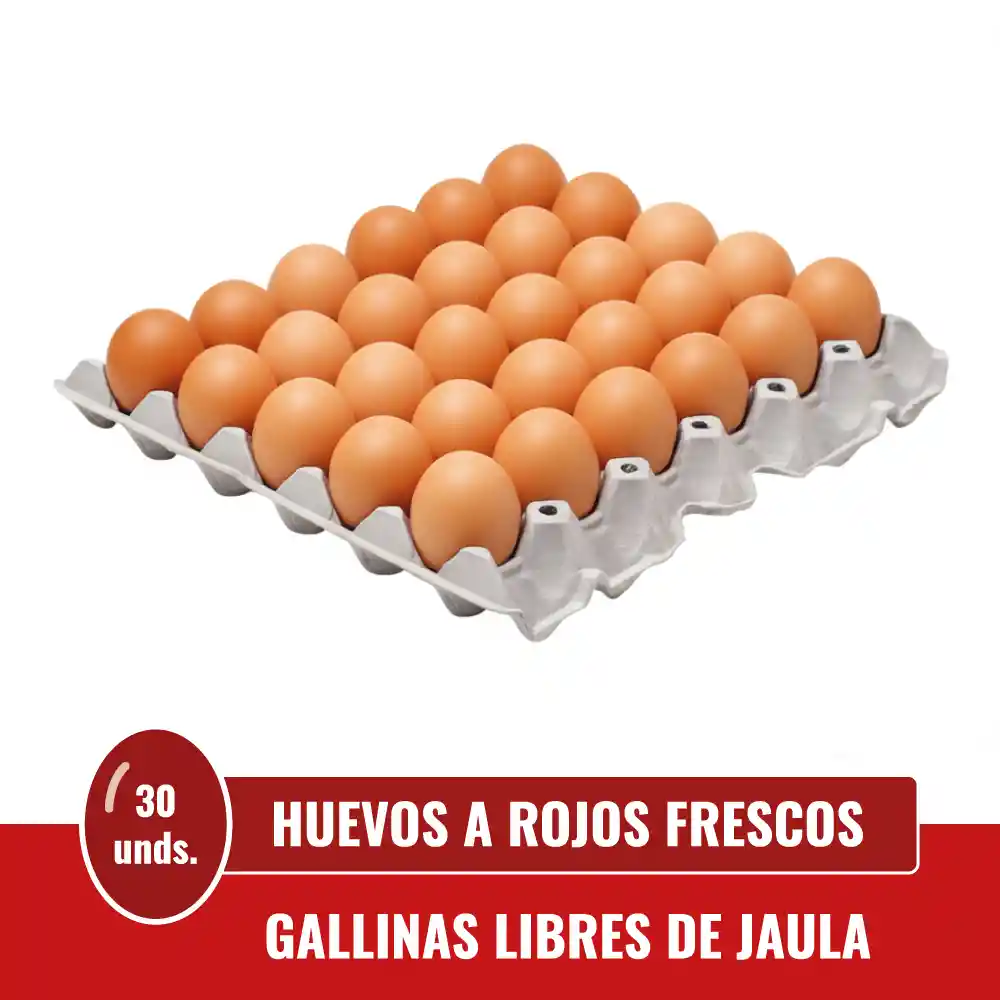 Huevos A Rojos X 30 Unds