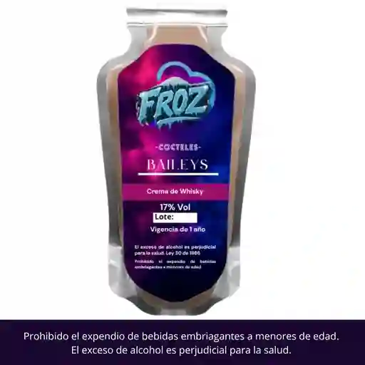 Coctel Y/o Granizados Baileys (crema De Whisky) Cremoso 250ml 17% Vol.