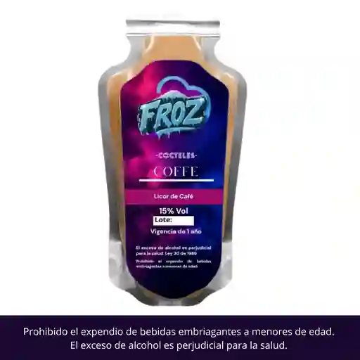Coctel Y/o Granizados Coffe (licor De Cafe) Cremoso 250ml 15%