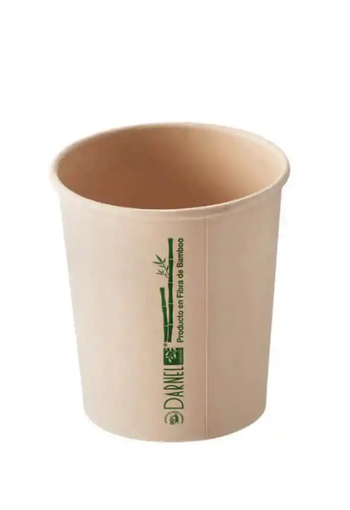 Envase Bambo 12 Onz Con Tapa X 10 Unds