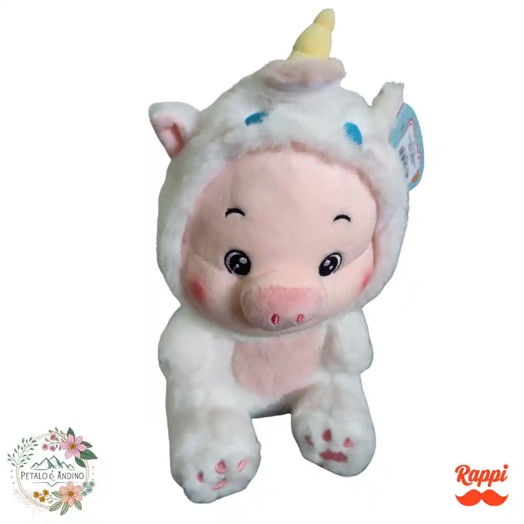 Peluche Cerdita Unicornio