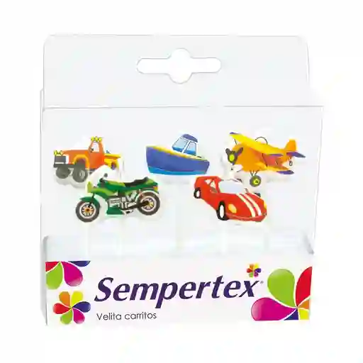 Vela Velita Medios De Transportes De Cumpleaños X5 Und Sempertex
