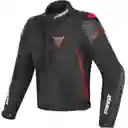 Chaqueta Moto Gp Proteccion Joroba Cuero Lona Antifriccion Disponible Talla L, M Y Xl
