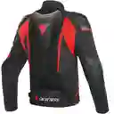 Chaqueta Moto Gp Proteccion Joroba Cuero Lona Antifriccion Disponible Talla L, M Y Xl