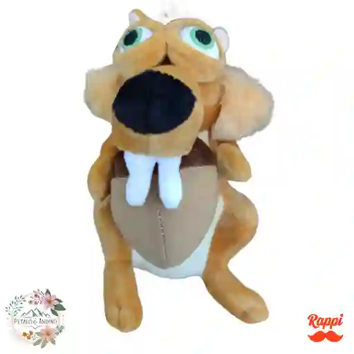 Peluche Scrat De La Era De Hielo Con Su Bellota