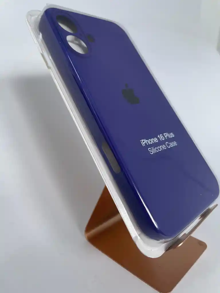 Silicon Case Iphone 16 Plus Morado