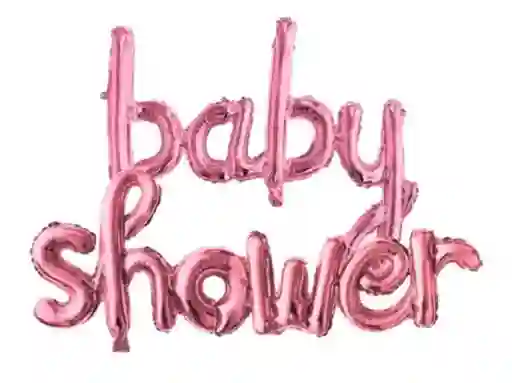 Globo Baby Shower Rosado Metalizado