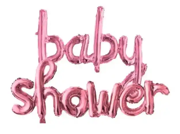 Globo Baby Shower Rosado Metalizado