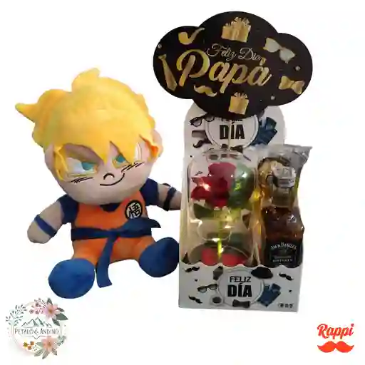 Peluche Goku Super Saiyan 1 Y Detalles Día Del Padre