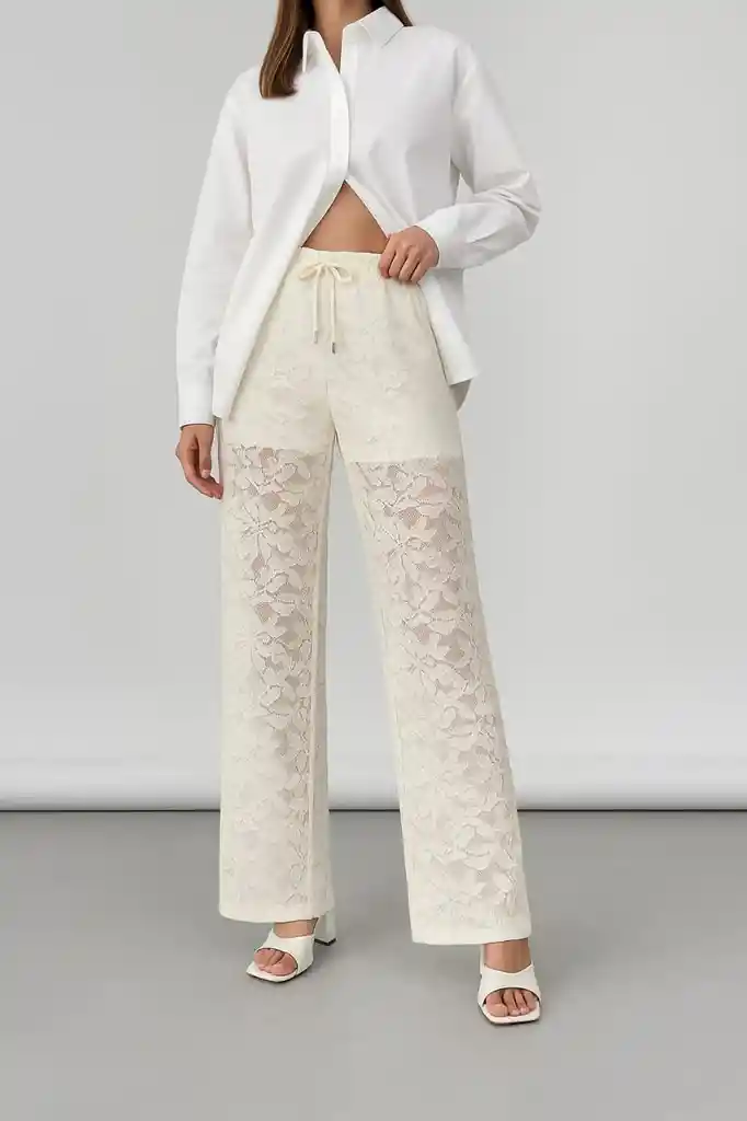 Pantalón “luna De Encaje”