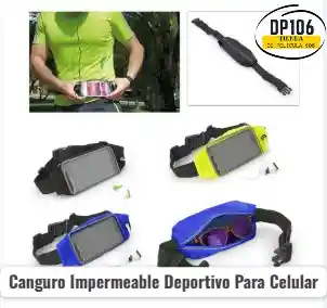 Canguro Impermeable Deportivo Para Celular