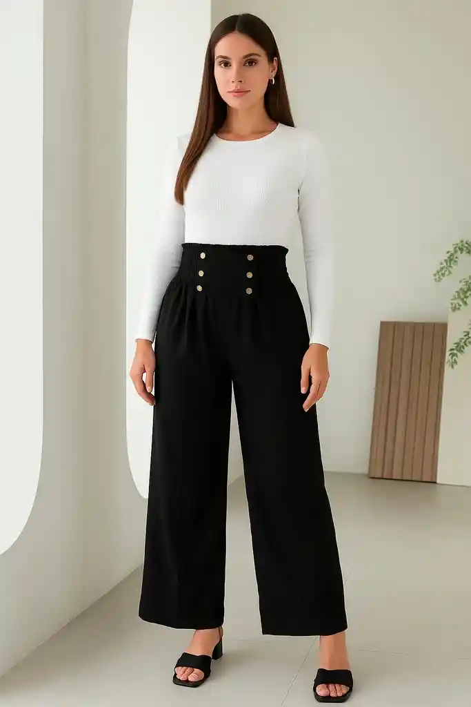 Pantalón Savoir Élégance Black