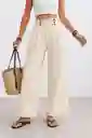 Pantalón Palazzo "luna Crema"