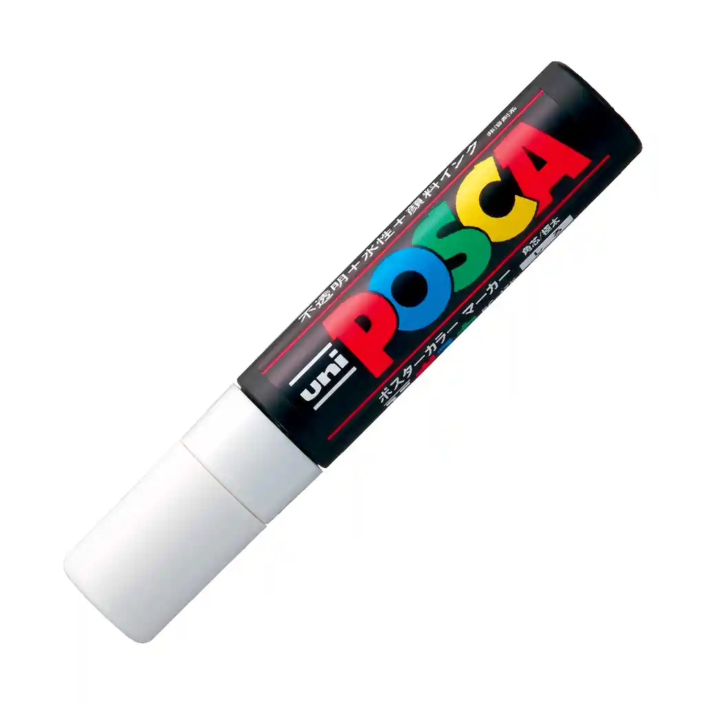 Posca Pc17k Punta Extra Gruesa Blanco