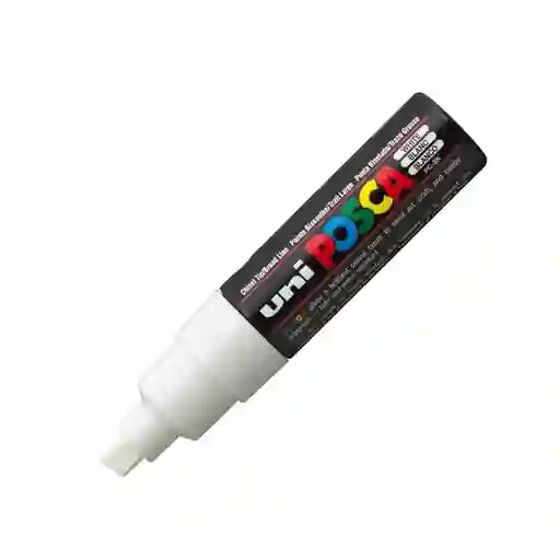 Posca Pc8k Punta Gruesa Blanco Unidad
