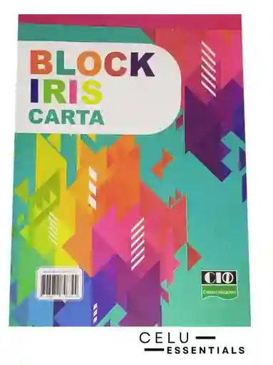 Block Iris Tamaño Carta 7 Colores