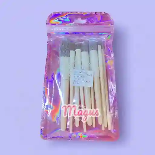 Kit De Brochas X10