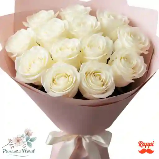 12 Rosas Blancas