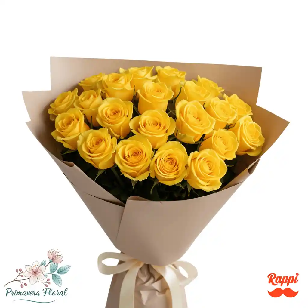 24 Rosas Amarillas