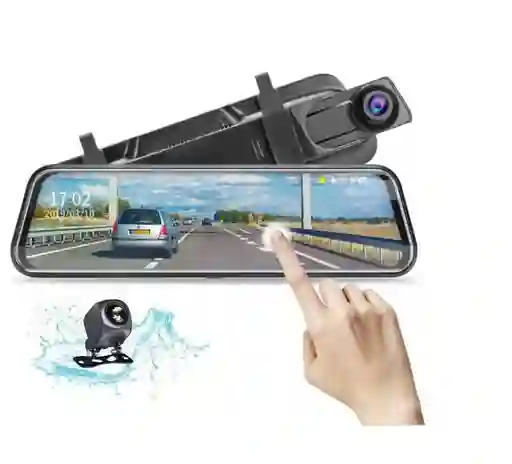 Camara Dvr Carro Espejo Tactil