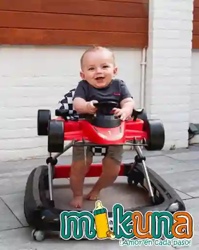 Carro Caminador Y Andadera 2en1 (rojo, Azul, Amarillo, Blanco Y Fucsia)