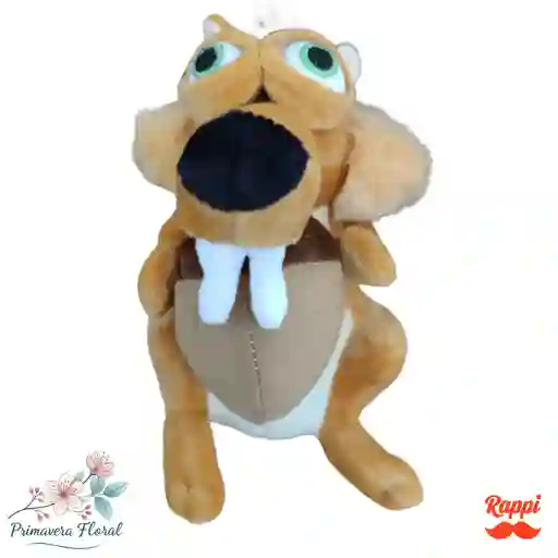 Peluche Scrat De La Era De Hielo Con Su Bellota
