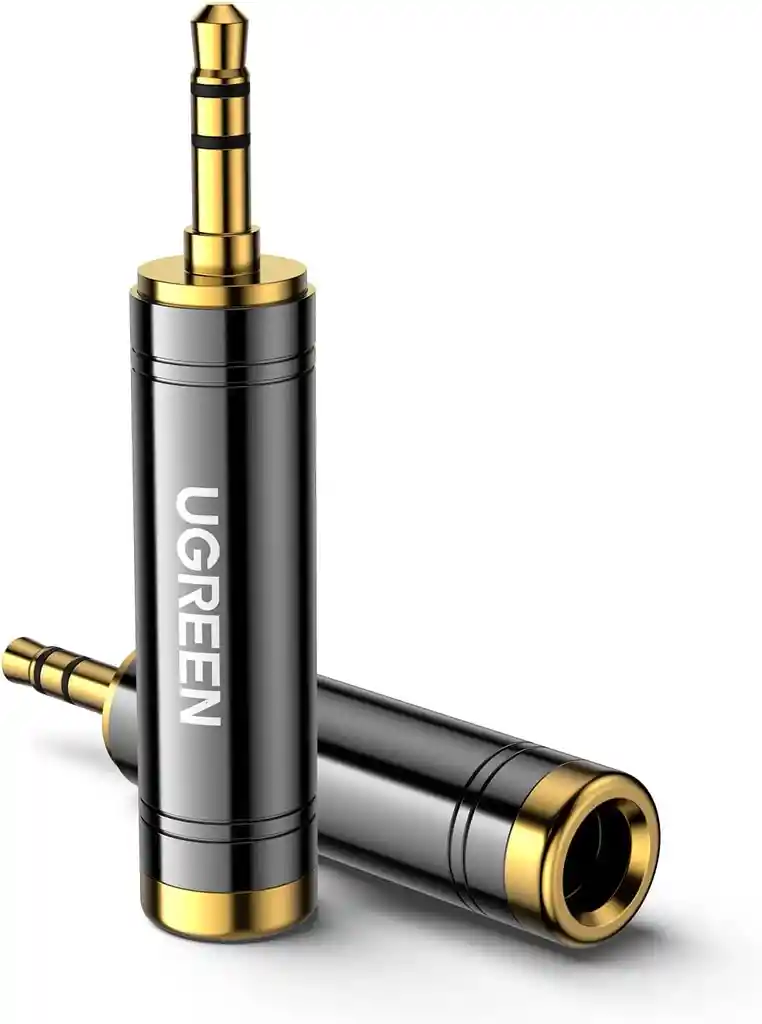 Adaptador Audio Jack 6.35mm Hembra A 3.5mm Macho Ugreen