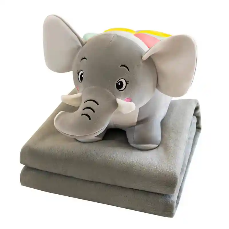 Peluche Con Cobija Elefante