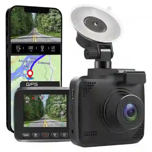 Camara Carro 2k Con Gps