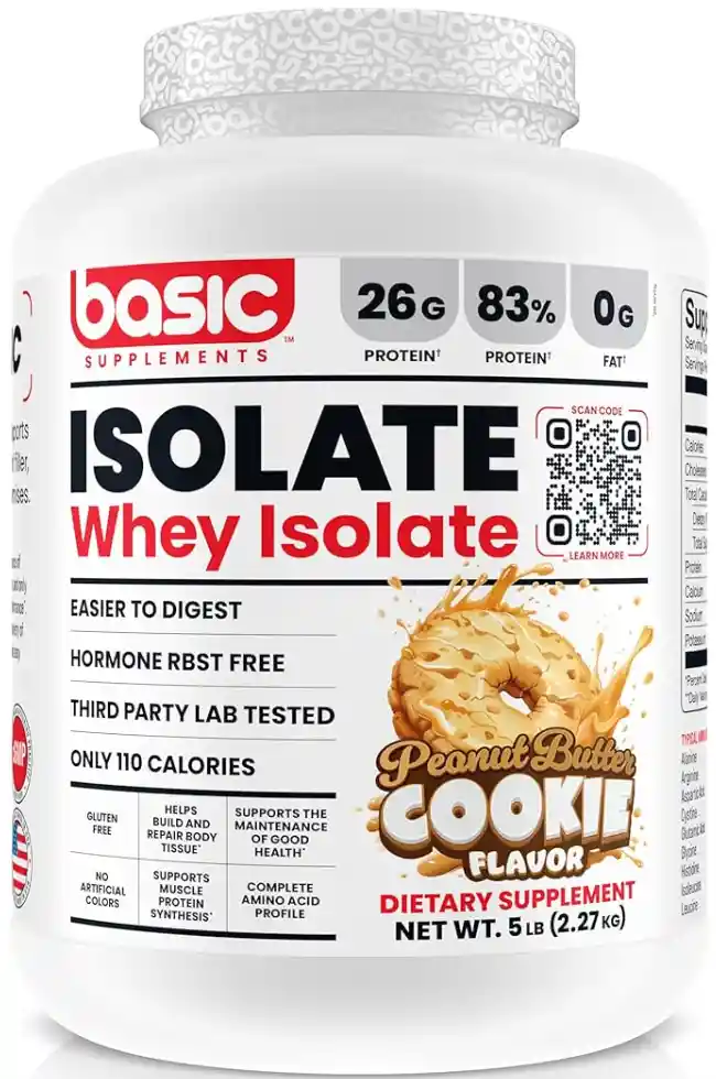 Whey Isolate Basic Peanut Butter Cookie 5lb