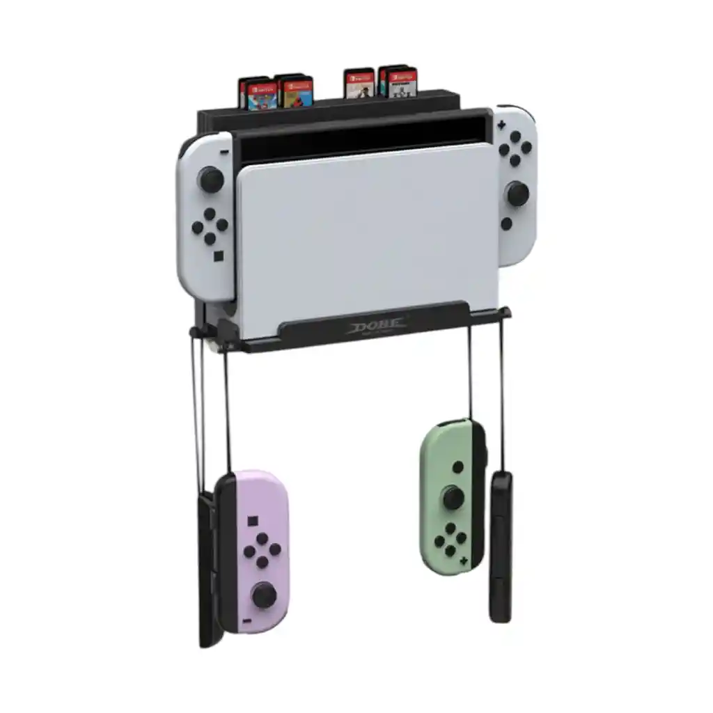 Soporte Pared Base Para Switch Dock + 2 Soporte Controles